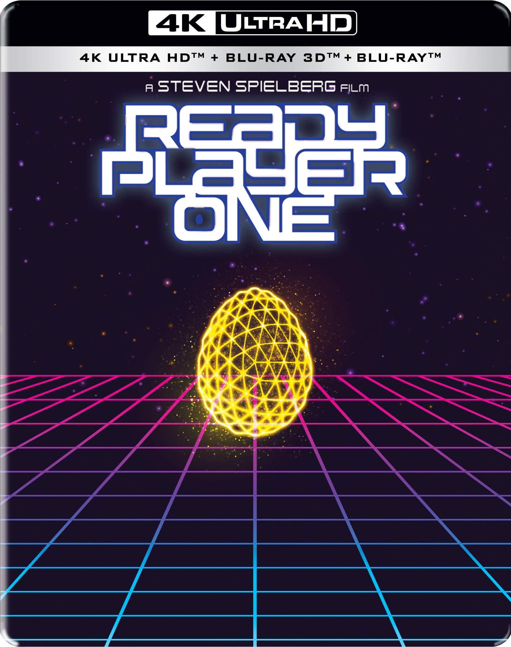 Ready Player One (Steelbook) (4K UHD + Blu-ray 3D + Blu-ray) (3-Disc)