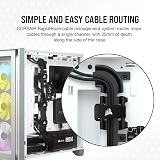 Corsair iCUE 4000X RGB Tempered Glass Mid-Tower Case White view 5