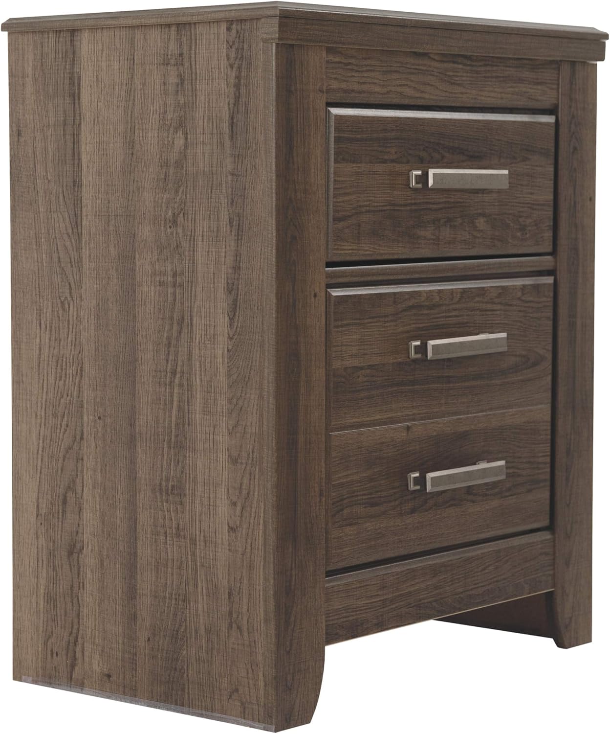 Ashley Furniture Signature Design - Juararo Nightstand - 2 Drawer - Rectangular - Dark Brown: Furniture & Decor