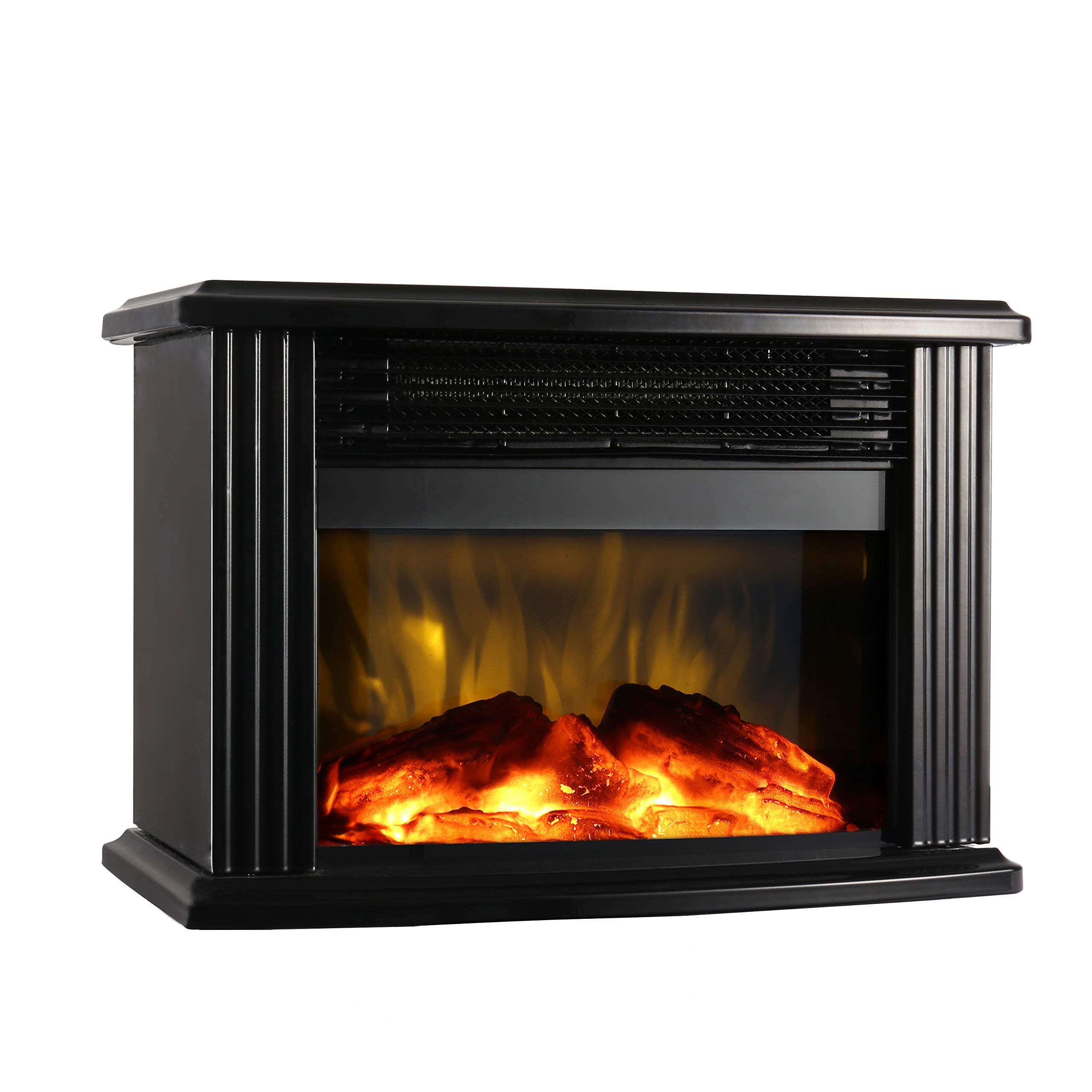 DONYER POWER 14" Mini Electric Fireplace Tabletop Portable Heater