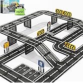 Magnetic Tiles Road Set, STEM Magnet Toys for Kids Ages 3-5 4-8, Magnetic Building Blocks for Toddlers, Birthday Gifts for 3+ Year Old Boys Girls