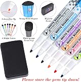 POPRUN 2 Pack A3 Whiteboard Fridge Wall Planner Weekly Monthly Organiser view 6