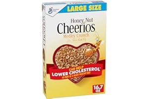 Honey Nut Cheerios Medley Crunch, Heart Healthy Cereal, Large Size, 16.7 OZ