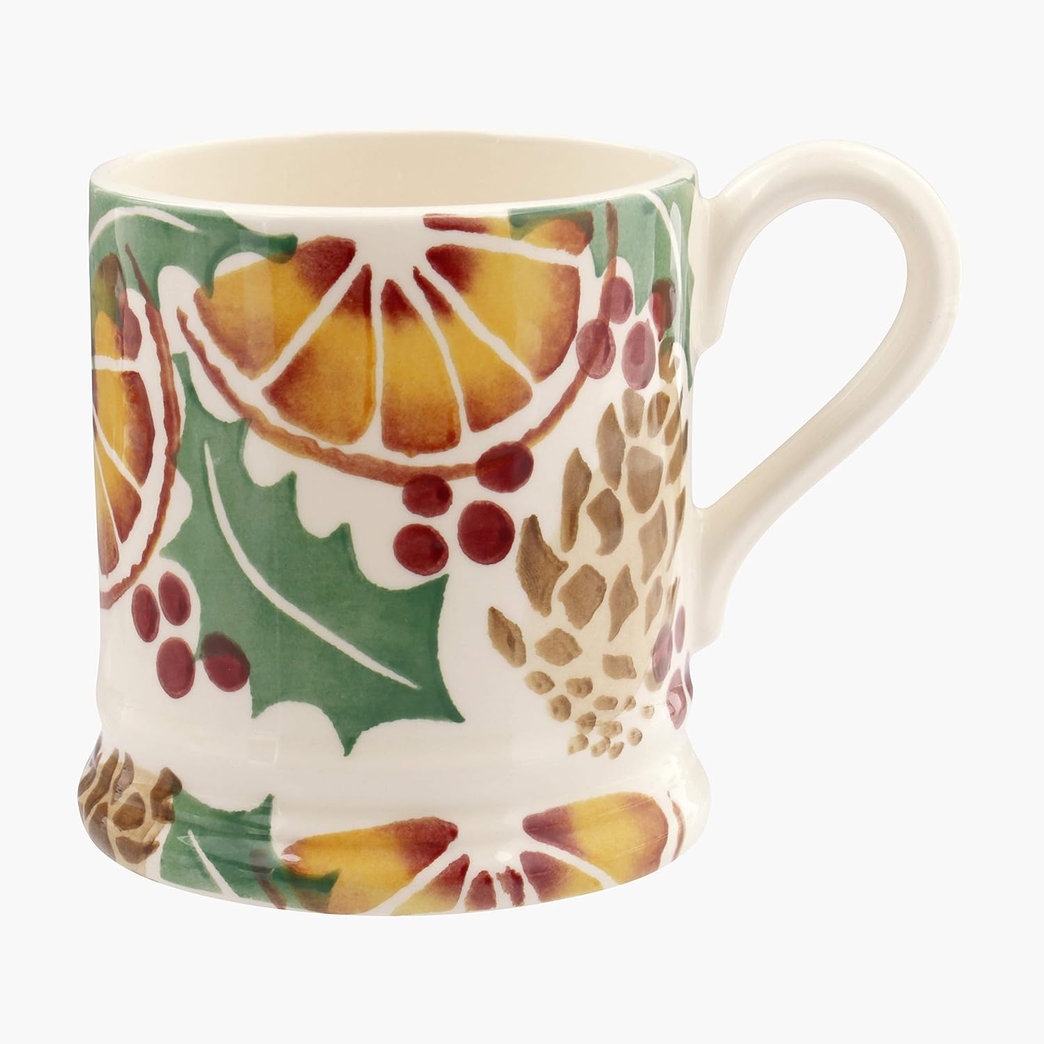 Emma Bridgewater Holly Wreath 1/2 Pint Mug 1HWR010002 Amazon.co.uk