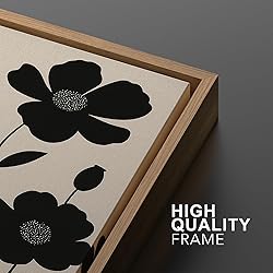 MUDECOR Framed Canvas Print Wall Art Set Silhouette