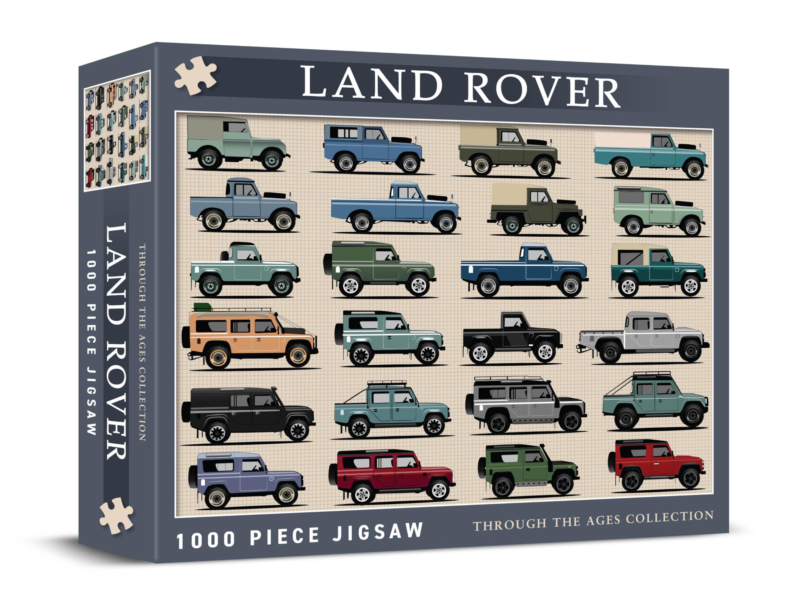 Coach House Partners Landy 4 x 4 off Roader, Transport Icons, Through the Ages Collection 1000 Piece Puzzle Jigsaw, Multi-Coloured — image 1