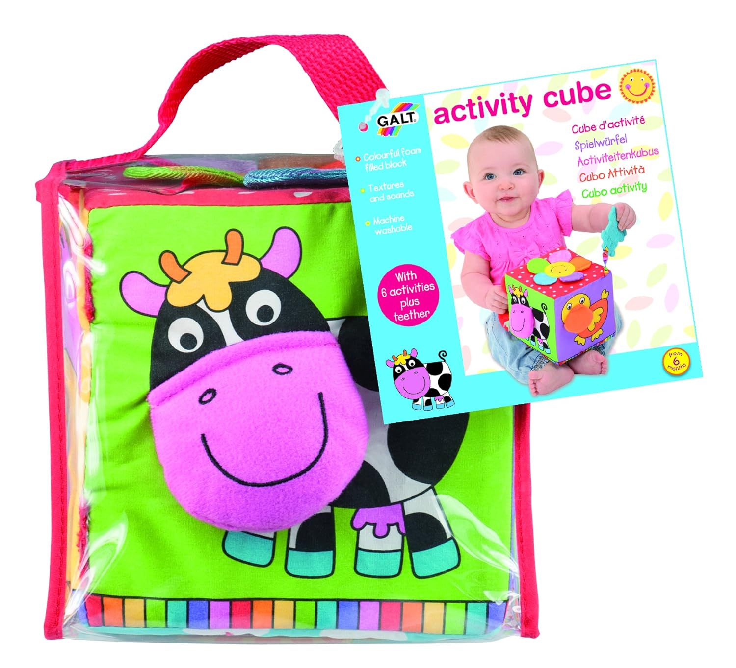 Galt Activity Cube Plush Toys Baby