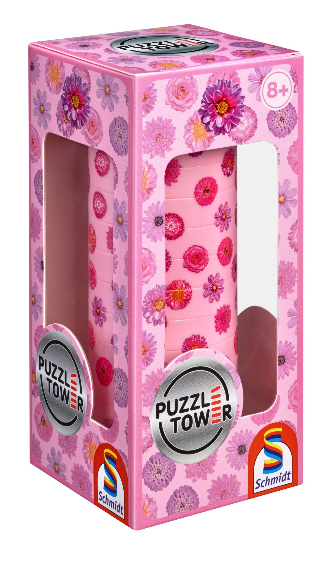 Schmidt Flowers Puzzle Tower (10-Piece) - Puzzle Game - Ages 6-9 - 10 Pieces