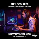 Corsair HS80 RGB Wireless Multiplatform Headset Dolby Atmos Carbon view 4