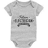 Brief Turbo Future Electrician Like My Daddy Bodysuit Newborn Outfits Baby Romper Infant One Piece Outfits