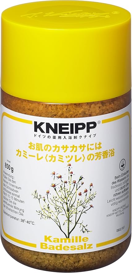 Amazon クナイプ バスソルト カミーレ カミツレ の香り 850g クナイプ Kneipp 粉末入浴剤 バスソルト 通販