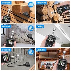 Moisture Meter - TEMIRUP Pin & Pinless Wood