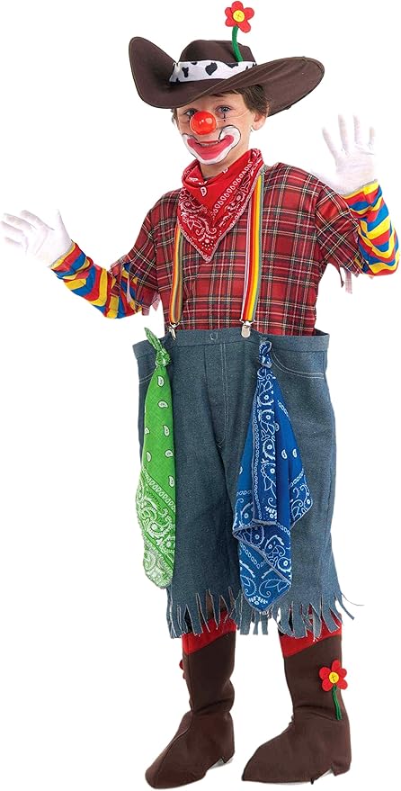 Amazon Rodeo Clown Child Costume ロデオクラウンチャイルドコスチューム ハロウィン サイズ Large キッズコスチューム おもちゃ