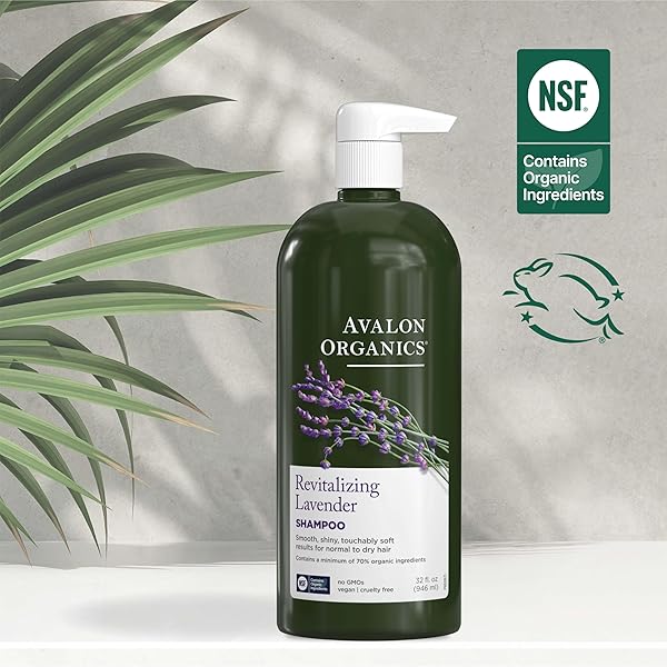 AVALON ORGANICS REVITALIZING LAVENDER SHAMPOO, 32 OZ