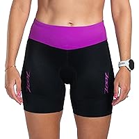 Women's Triathlon Shorts – High Waist Padded Cycling Shorts With Butterfly Design For Training