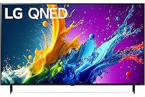 LG 55-Inch QNED80 4K Smart TV - α5 AI Processor 4K, Local Dimming, Alexa Built-in, HDR10, HGIG, ALLM, WebOS 24, Magic Remote 