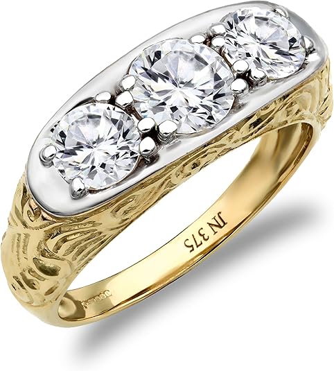 Jewelco Europa Hommes Or Jaune 9k fantaisie bague
