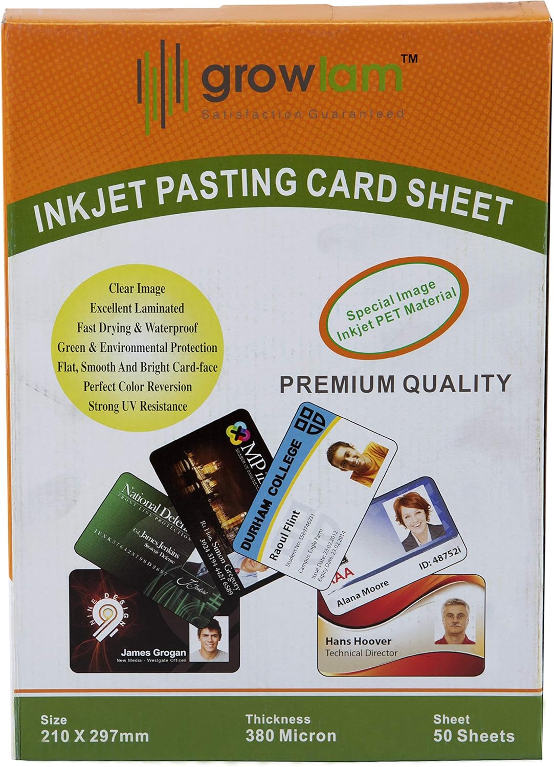 inkjet pasting card
