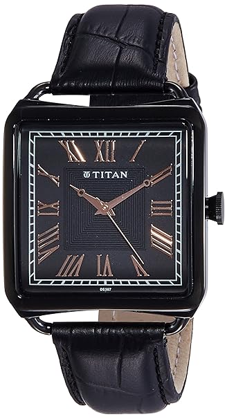 Titan Analog Black Dial Men's Watch - 1676NL01