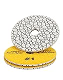 Panfreet 3 Step Diamond Polishing Pads 4",Granite