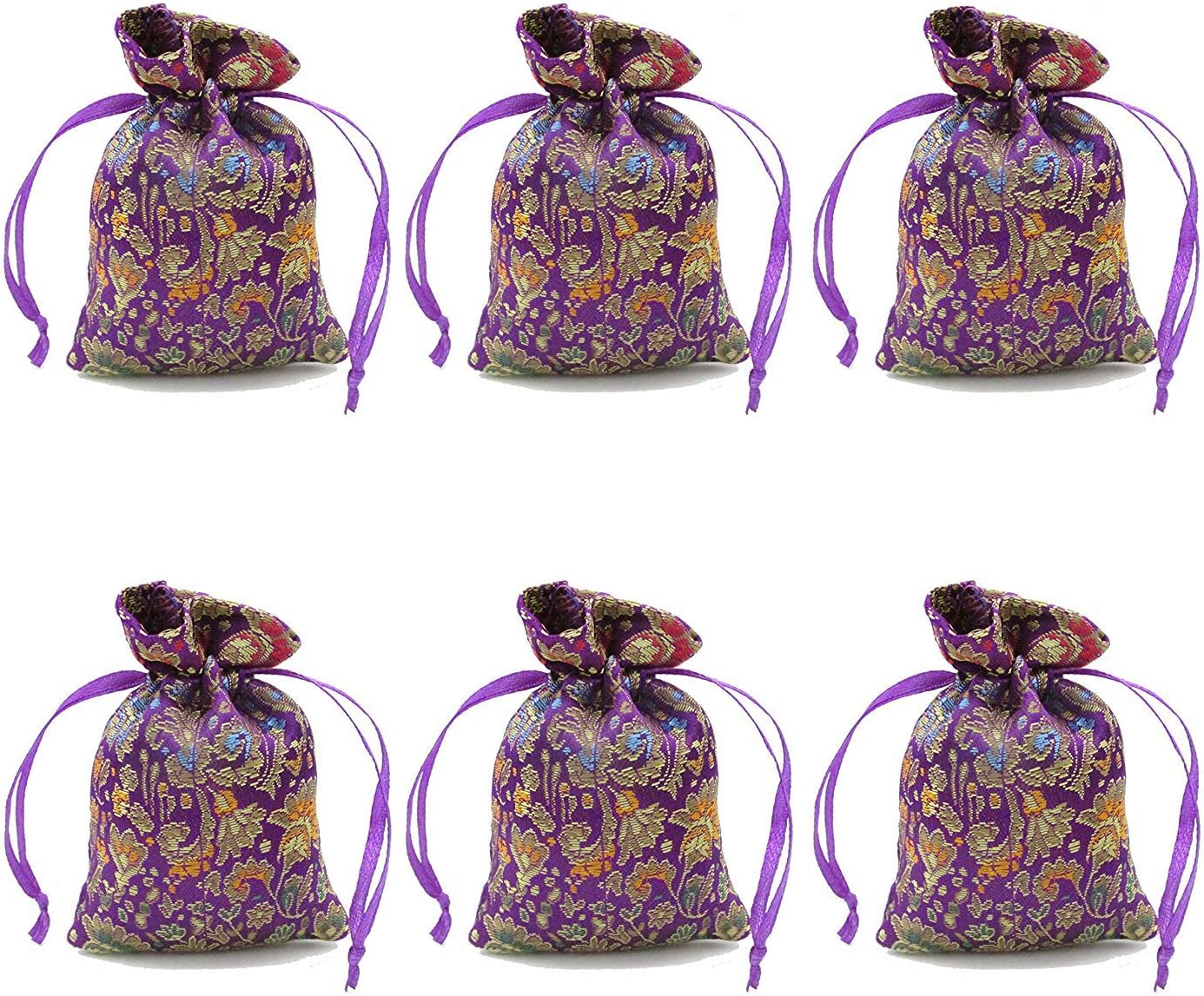 Anianiau Lavender Scented Sachets - Effectively repel insects and moths Purifies bad odour 6 Pack
