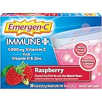 Emergen-C Immune+ 1000mg Vitamin C Powder, with Vitamin D, Zinc, Antioxidants and Electrolytes for Immunity, Immune…