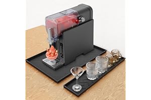BEENXMYY Silicone Mat for Ninja Slushie Machine&Ninja Creami- Removable 22.5"*15"*0.7" Countertop Protector Mat,Concave Convex Design, Leak-Proof and Slip-Resistant ice Gream Maker&Slushie Machine Accessories