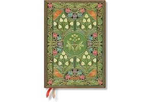 Paperblanks | 2026 Poetry in Bloom | Poetry in Bloom | 12-Month Planner | Midi | Horizontal | Elastic Band | 160 Pg | 100 GSM
