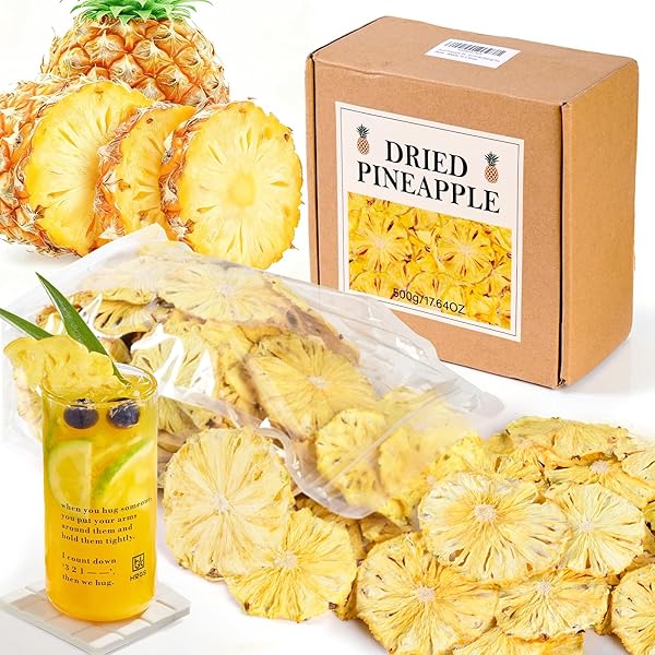 Nutty & Fruity ドライパイナップルリング 567g Amazon.com: Nutty and