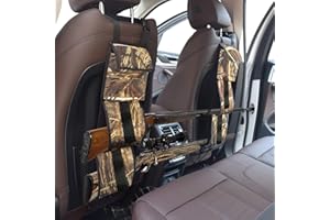 HXXF Car Concealed Seat Back Gun Rack Hunting Gear Seat Back Gun Sling Holder Universal Shooting Accessories, Fit for Vehicles