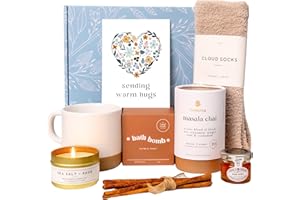 UNBOXME GIFTS Self Care Gifts for Women, Get Well Gifts for Women, Sympathy Gift Baskets, Get Well Soon Care Package, Inspirational Gifts for Women, Encouragement Gifts Baskets for Women, Sending Hug Gifts