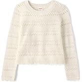 Gymboree Girls and Toddler Long Sleeve Pullover Linen Sweater