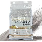 10 Pound Titanium Gray DOMINATOR Polymeric Sand with Revolutionary Ceramic Flex Technology for Stabilizing Paver Joints/Gaps, 1/8&rdquo; up to 4&rdquo;, Professional Grade Results