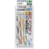 GodHand MIGAKI-Kamiyasu-Sanding Stick 2mm-Assortment 5 Types Set (#2000, #4000, #6000, #8000, #10000) 0.08 inch (2 mm) Thick GH-KS2-KB for Plastic Models