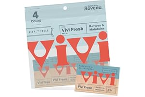 Vivi Fresh Humidity Control Packs in Resealable Bag | For All Airtight Storage Containers, Store Longer and Preserve Freshnes