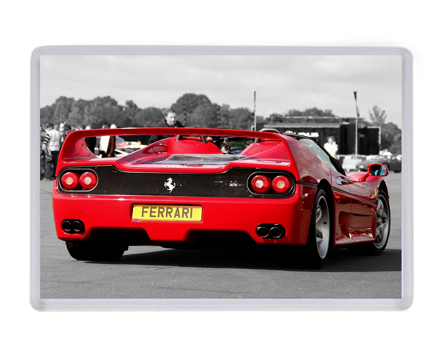 Print City Ferrari F50 imán para Nevera Trasera, cumpleaños ...