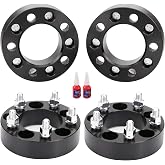 FLYCLE 5x4.5 to 5x5 Wheel Adapters, Conversion Spacers Put Jeep JK XK WK WJ Wheels on Tj Yj Kk Xj Mj Kj Zj Vehicle, 1.25 inch with 1/2-20 Studs &amp; 71.5mm Hub Bore