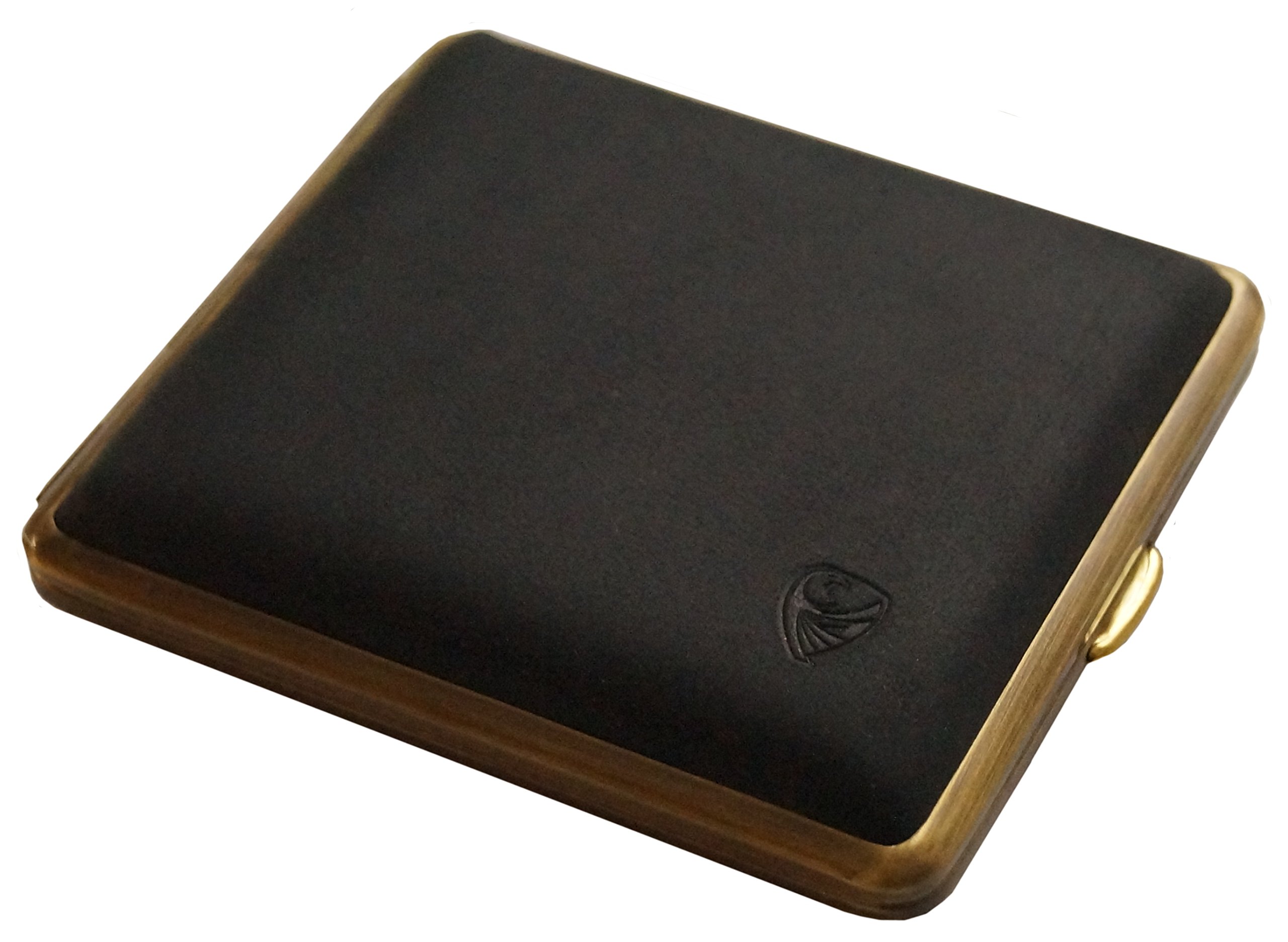 GERMANUS Cigarette Case: "Black Bull" , Made in Germany