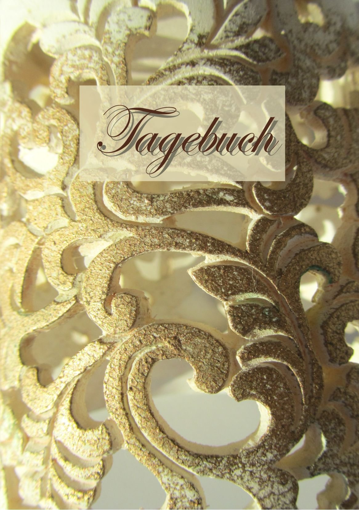 Tagebuch - Golden Notes: Ornament - Notizheft, DIN A5, liniert, 108 Seiten