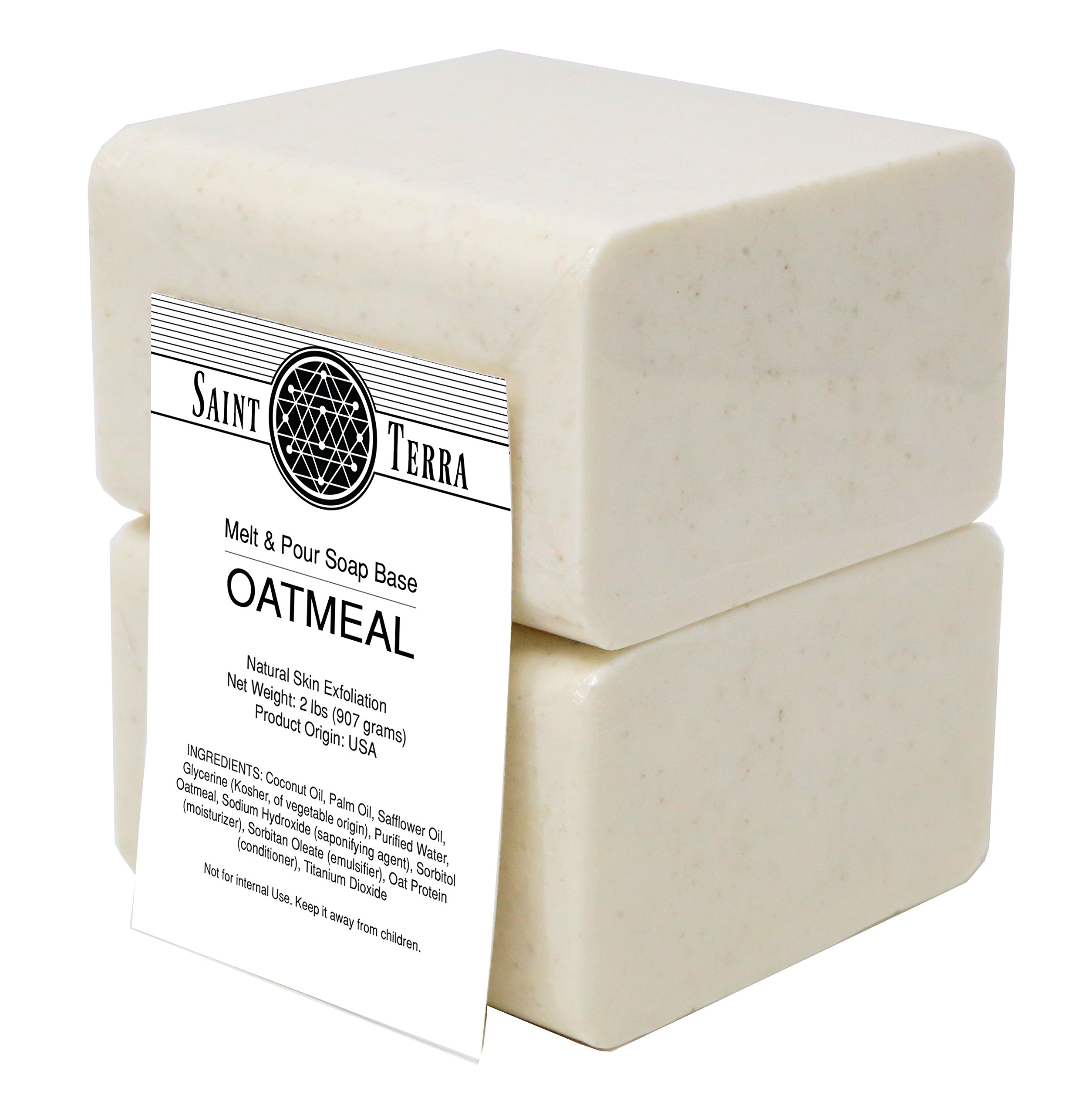 Saint Terra Oatmeal Melt & Pour Soap Base, 2 Pounds Buy Online in