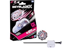 Beyblade X Brush Fox J 9-70GR CX Starter Pack Set, Takara Tomy Attack Type Top and Launcher, Battling Tops Game Toys, Ages 8+