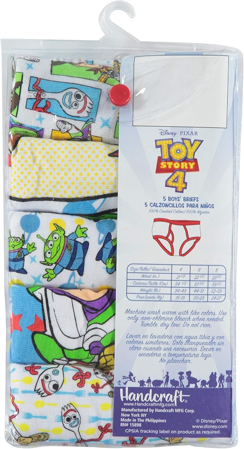 Disney Boys' Toy Story Brief Multipack: Clothing