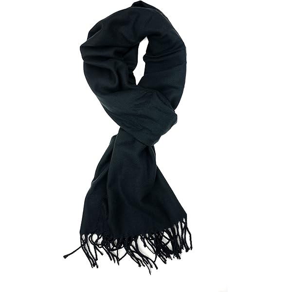Gravity Threads Micro Fleece Womens Mens Winter Scarf, Black at