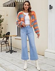 luvamia Wide Leg Jeans for Women Trendy High