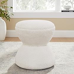 VANOMi Multi-Functional Boucle Ottoman, Vanity
