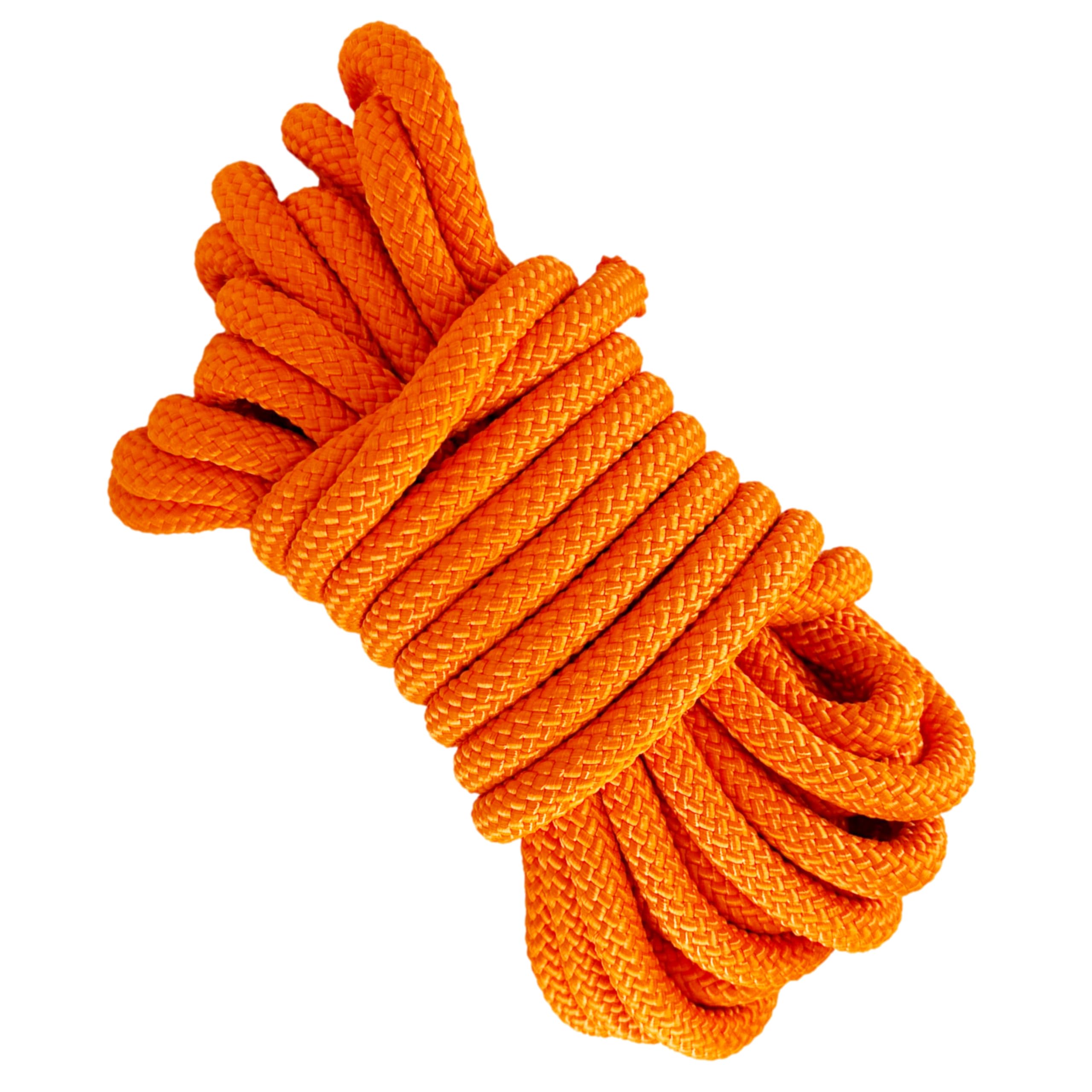 12mm High-Tenacity Polyester Rope. 10M. Orange