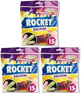 SOL 45pk Rocket Balloons Assorted Colour Flying Whistling Latex Party Toys view 2