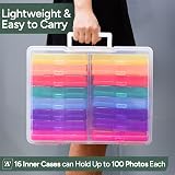 Zuvo Photo Storage Box 16 Colours & Removable Dividers Holds 1,600 Photos view 2