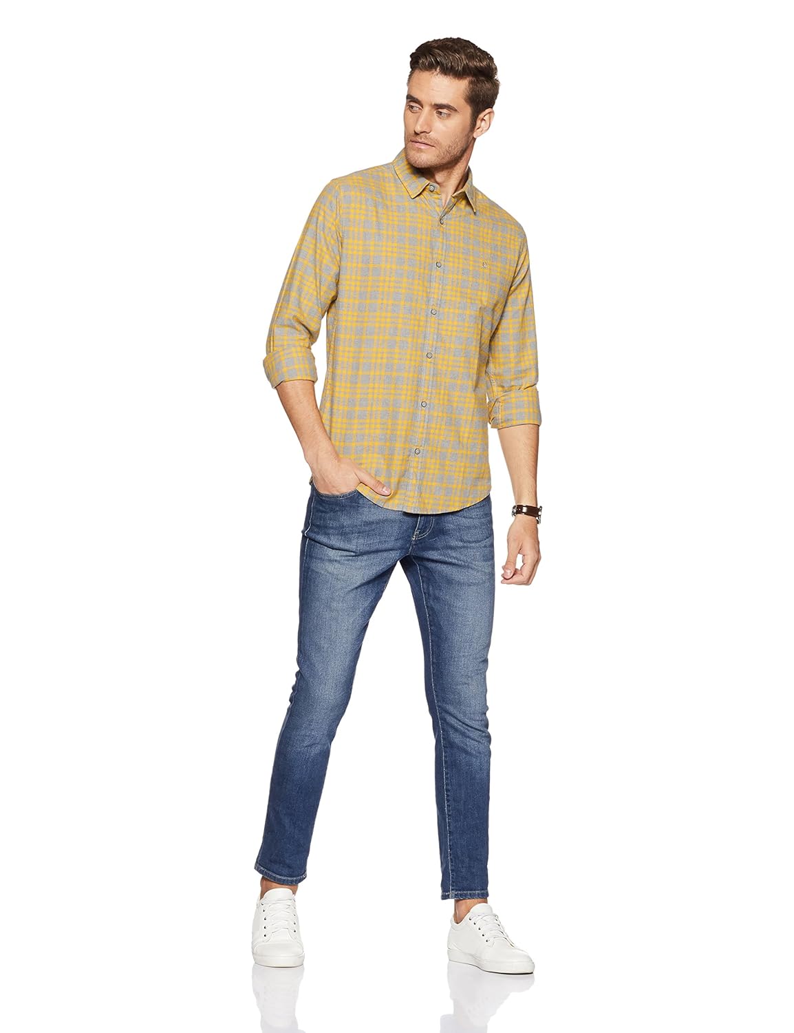 united colors of benetton men's dress shirt