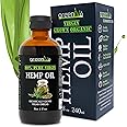 GreenIVe Organically Grown Hemp Oil 224,000mg Glass Bottle Vegan Omegas 100% Pure Cold Pressed (8oz)